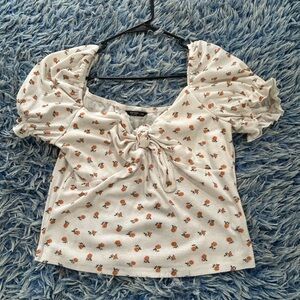 Floral Off The Shoulder Top